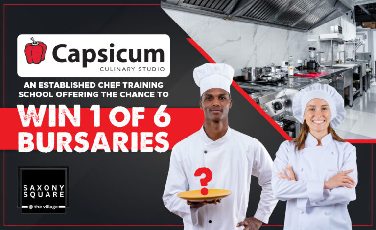 AN ESTABLISHED CHEF TRAINING SCHOOL OFFERING THE CHANCE TO WIN 1 OF 6 BURSARIES